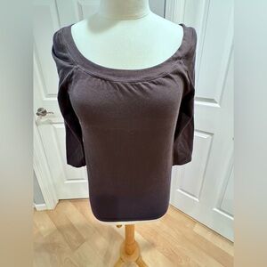 Wolford Gray Casual Stretch Top , size L